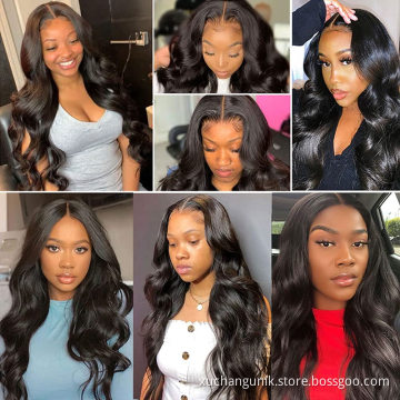 Uniky Lace Front Human Hair Wigs Body Wave Wig Brazilian Remy Hair 13x4 Lace Frontal Wig For Black Women